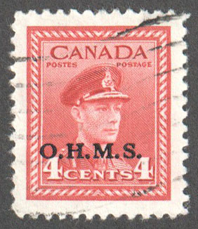 Canada Scott O4 Used VF - Click Image to Close